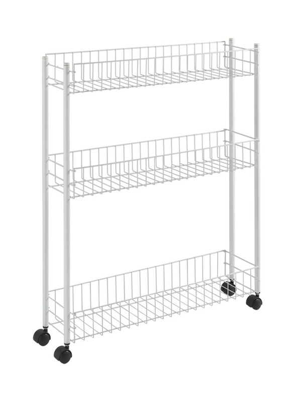 

Metaltex Steel 3 Tier Fino3 Rolling Cart 5