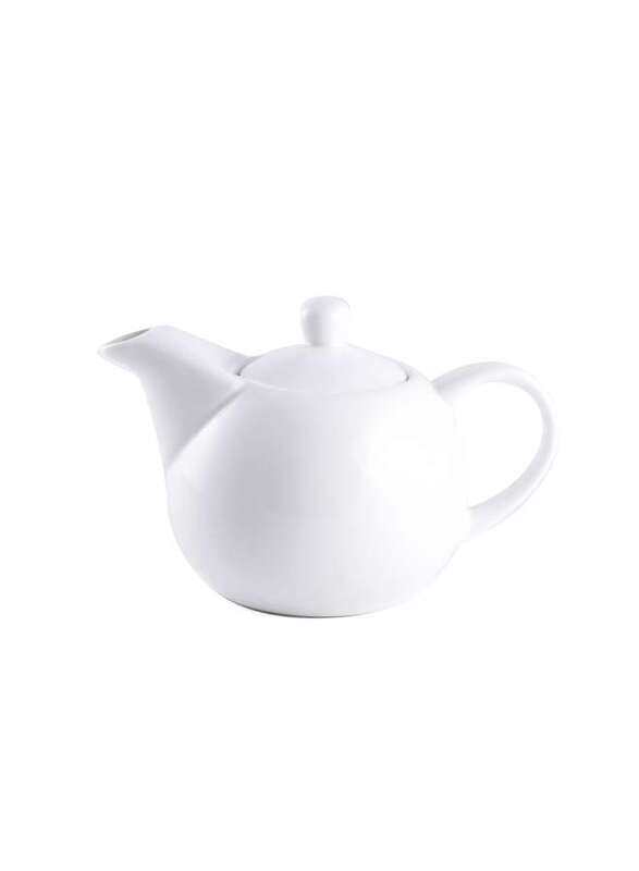 

Porceletta Ivory Porcelain Tea pot coup shape 380 ml