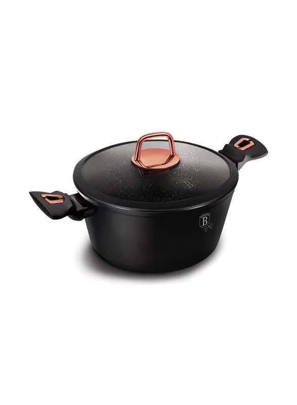 

Berlingerhaus Berlinger Haus Casserole with Lid Black Rose Collection 6.1 Liter