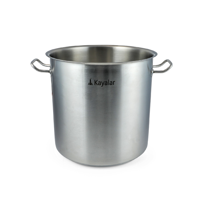 

Kayalar Stainless Steel Stew Pot Deep with Out Lid 21 Liter