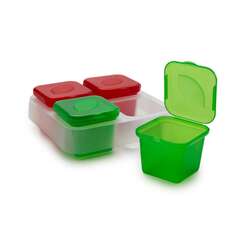 Snips 4 Pieces Frozen Sauce & Herb Small Single-Portion Containers - 100 ml