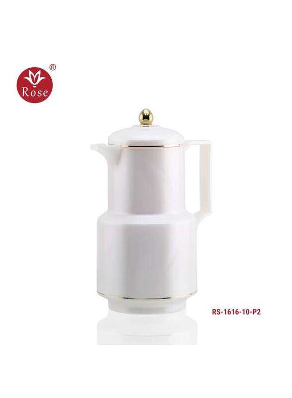 

Rose Pearl Ivory Vacuum Flask 1.0 Liter RS-1616