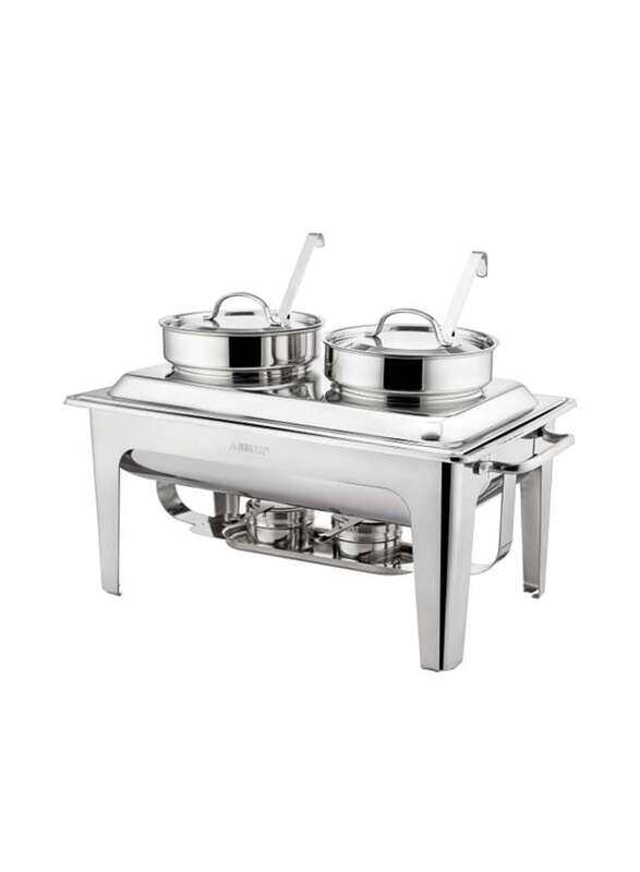 

Sunnex Edinburgh Stainless Steel Chafer 2 Bain Maries 4 Liter