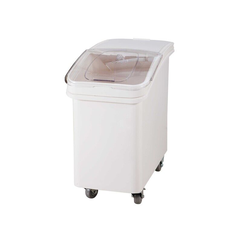 Jiwins Plastic 102 Liter Ingredient Bin, White