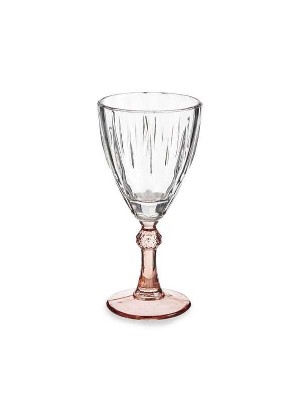 Vivalto 6 Pieces Glass Wine Cup Coffee Color 275 ml Set