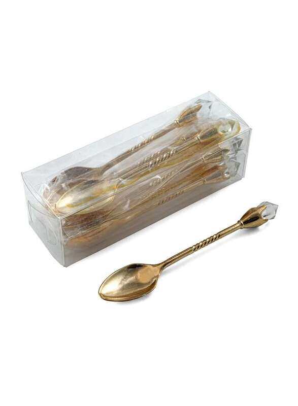 

Generic Stainless Steel Gold Tea Spoon 12 Pieces Set