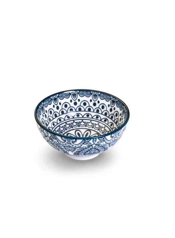 

Che Brucia Arabesque Blue Porcelain Bowl 10.1 cm / 4