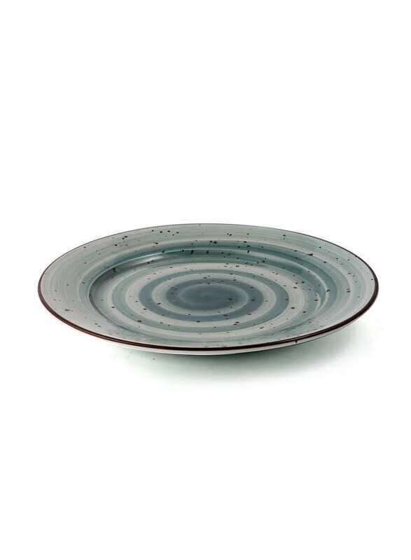 

Porceletta Green Color Glazed Porcelain Flat Plate 30.5 cm / 12