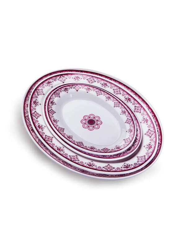 

Vague Melamine Deep Oval Plate Dream 9