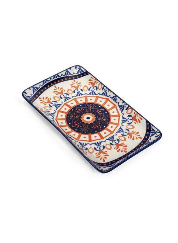 

Che Brucia Henna Porcelain Rectangular Plate 22.5 cm / 9