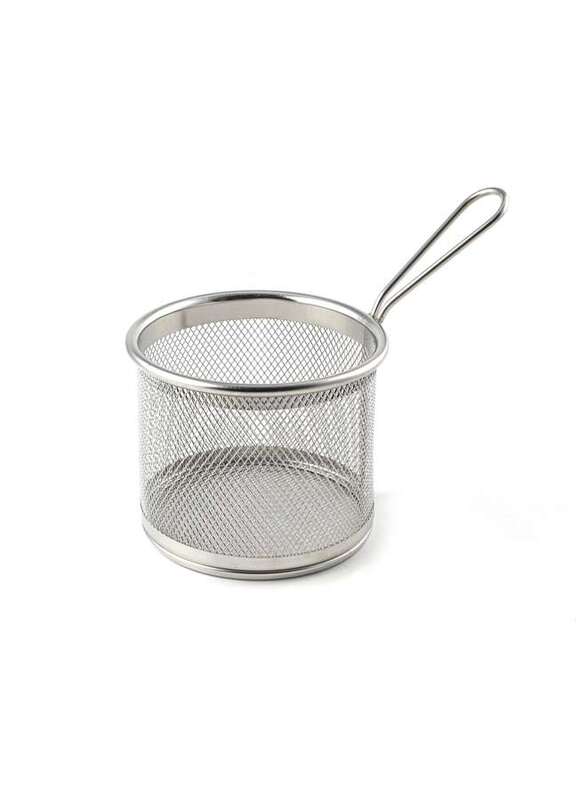Stainless Steel Round Fry Basket 15 cm