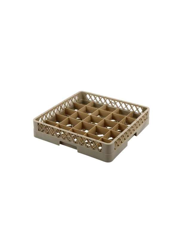 

Vague Plastic 25 compartment Glass Rack Beige