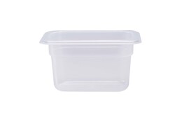 Jiwins Plastic 1/4 White Container 150 mm