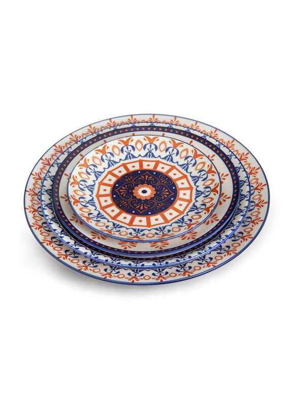 

Che Brucia Henna Porcelain Round Plate 10.5