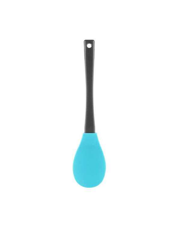 

Vague Silicone Blue Serving Spoon with Handle