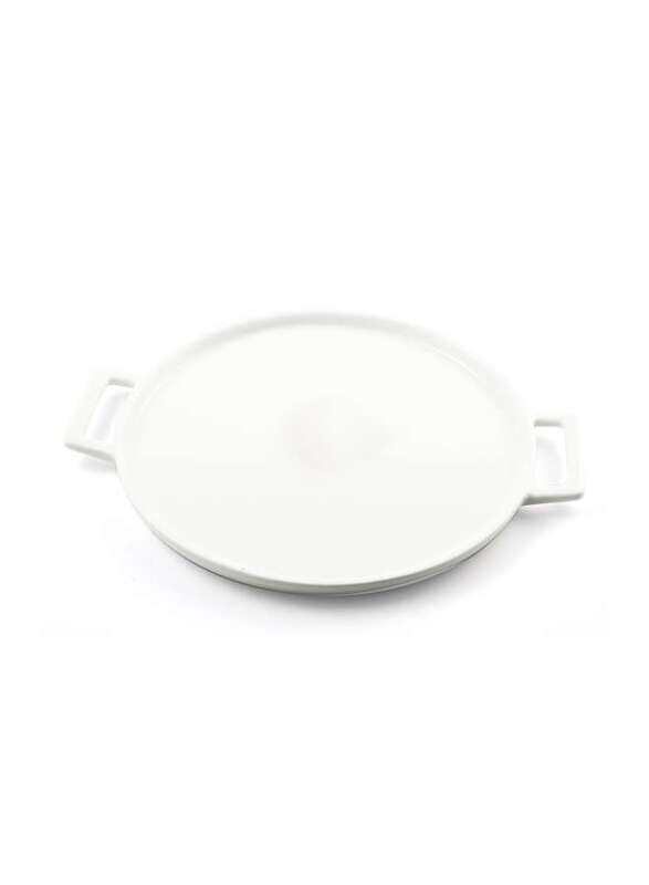 

Porceletta Ivory Porcelain Pizza Plate with Handle 32 cm / 12