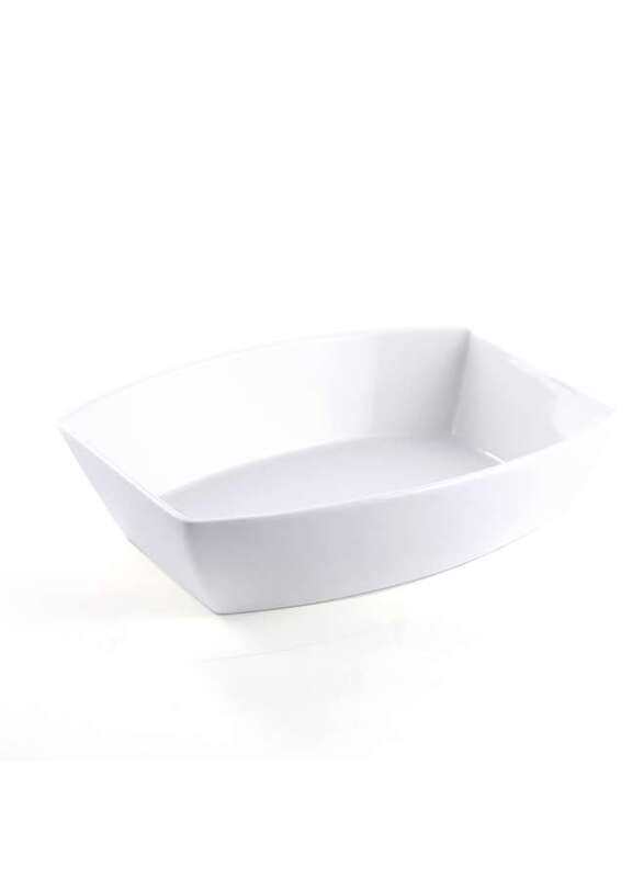 

Porceletta Ivory Porcelain Rectangular Bowl 20 cm