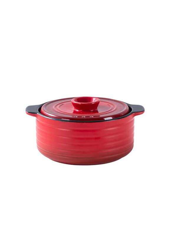 Che Brucia Red Ceramic Direct Fire 1.8 Liter Casserole