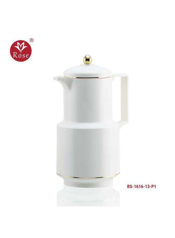 

Rose Pearl White Vacuum Flask 1.3 Liter RS-1616