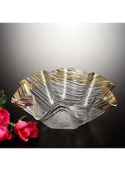 Vague Acrylic Flower Bowl Golden 27 cm