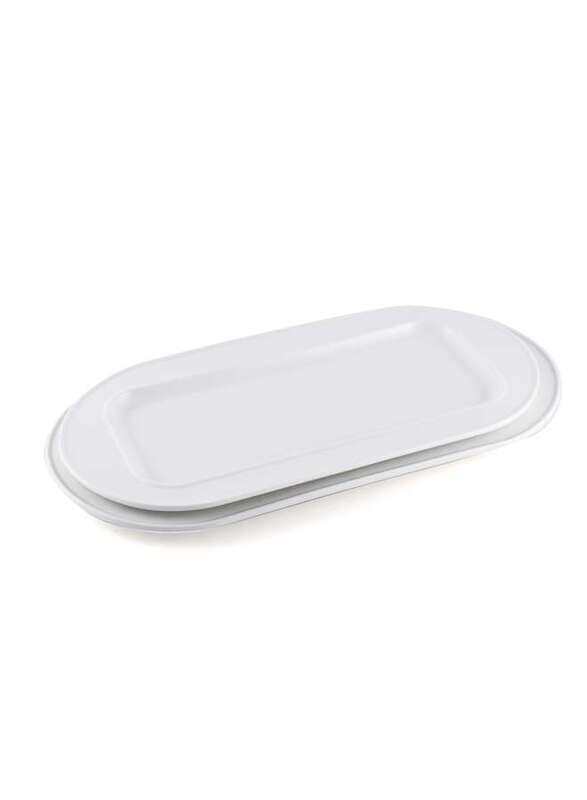 

Porceletta Ivory Porcelain Oval Rectangular Inner Plate 30 cm / 12