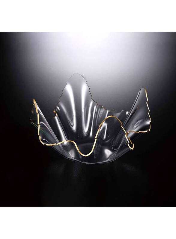

Vague Acrylic Golden Fruit Bowl 40 cm