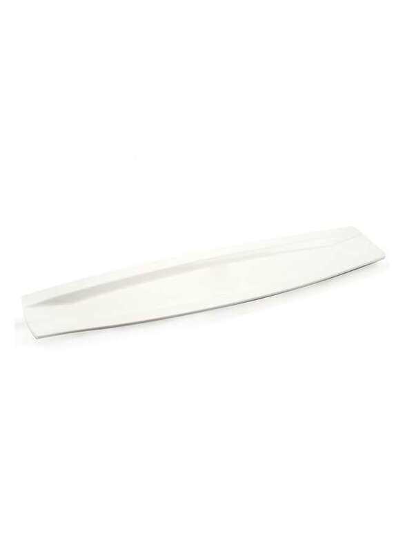 

Porceletta Ivory Porcelain Rectangular Flat Plate Meena Design 45 cm / 18