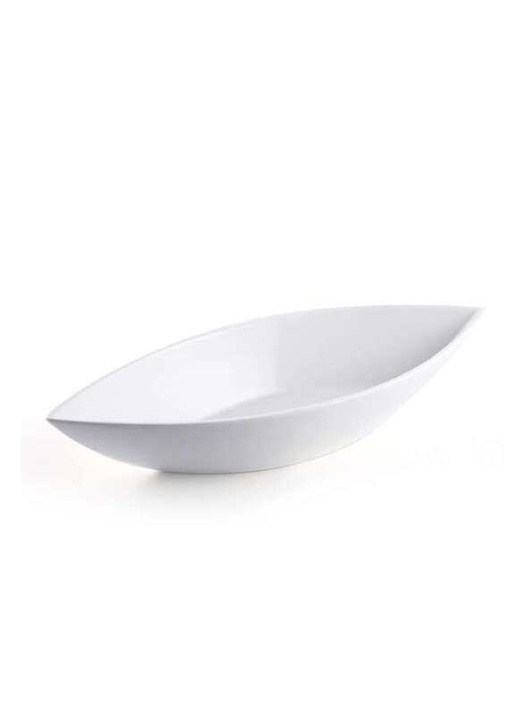 

Porceletta Ivory Porcelain Leaf Bowl 20 cm