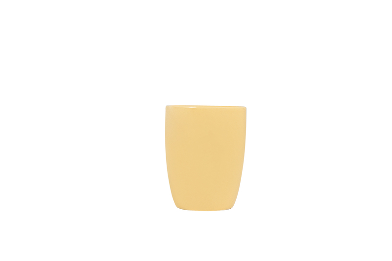 Decopor Stoneware Yellow Color Mug 360 ml