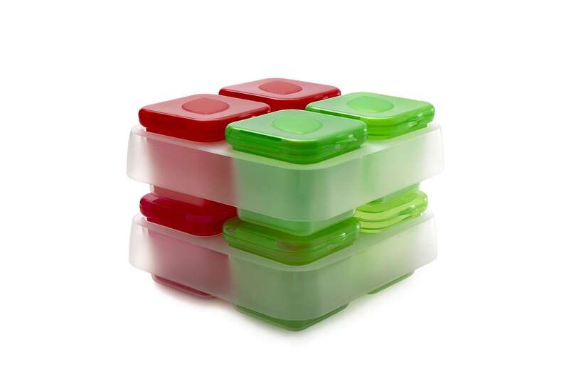 Snips 4 Pieces Frozen Sauce & Herb Small Single-Portion Containers - 100 ml