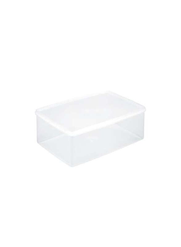 White Plastic Food Storage Box 3 Liter