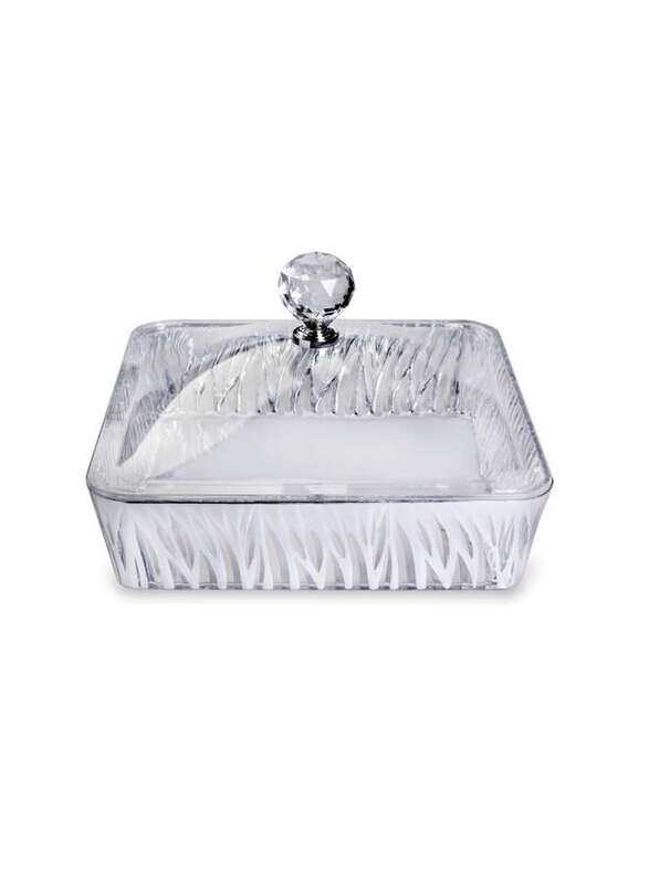 

Vague Square Acrylic Candy Box withCover 22.2 cm x 22.2 cm
