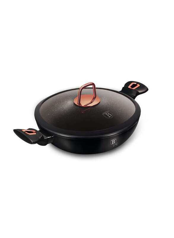 

Berlingerhaus Berlinger Haus Wok with Lid 30 cm Black Rose Collection