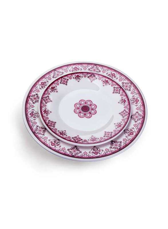 

Vague Melamine Round Plate Dream 6