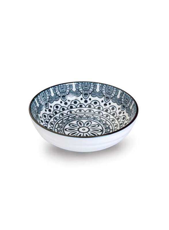 

Che Brucia Arabesque Blue Porcelain Round Dish 8 cm / 3