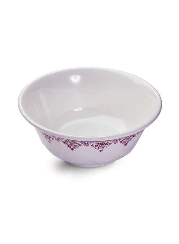 Vague Melamine Scollop Bowl  Dream 8"