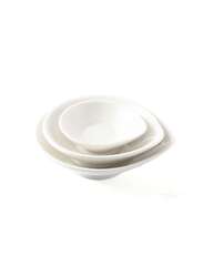 Porceletta Ivory Porcelain Sauce Dish 7.5 cm