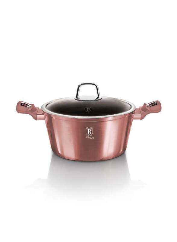 

Berlingerhaus Berlinger Haus Casserole with Lid 24 cm I-Rose Collection 4.1 Liter