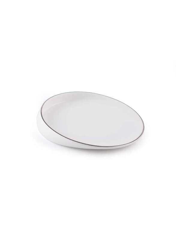 

Generic Porcelain Silver BB Plate 15 cm