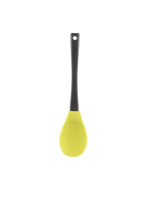 

Vague Silicone Yellow Serving Spoon with Handle