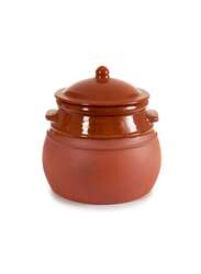 Arte Regal Brown Clay Belly Cooking Pot 4.5 Liter