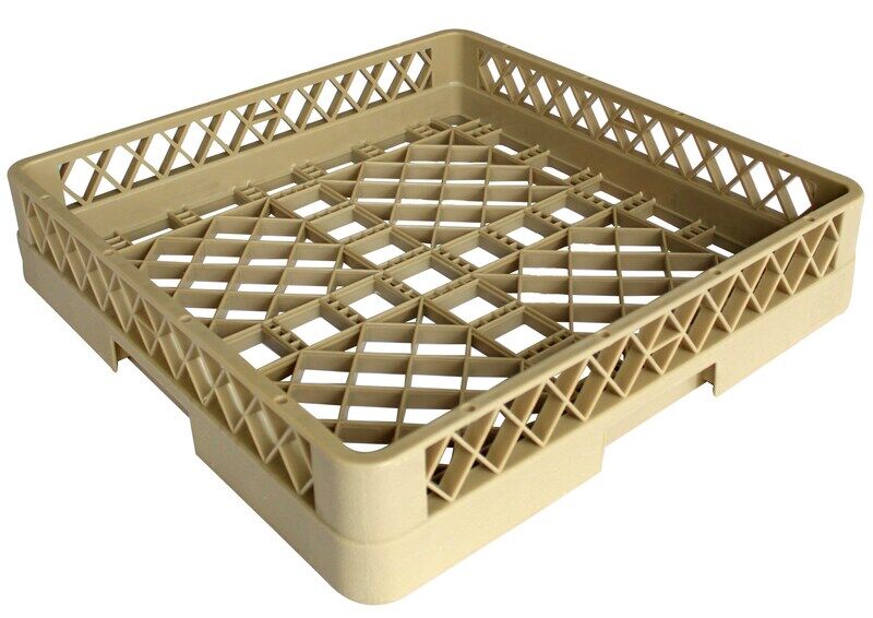 Jiwins Plastic Open Rack Empty Beige