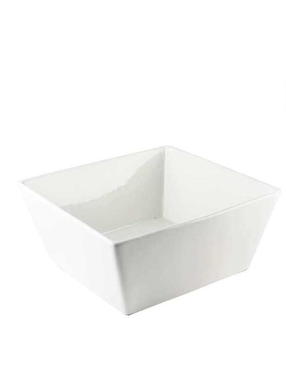 

Porceletta Ivory PorcelainSquare Bowl 12