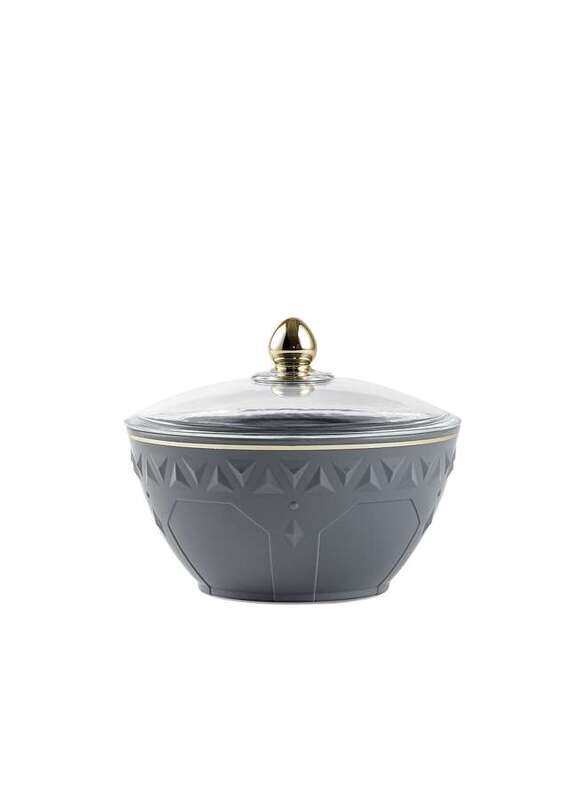 

Rose Blue Dates Pot with Cover 14 cm x 7 cm RS-2121