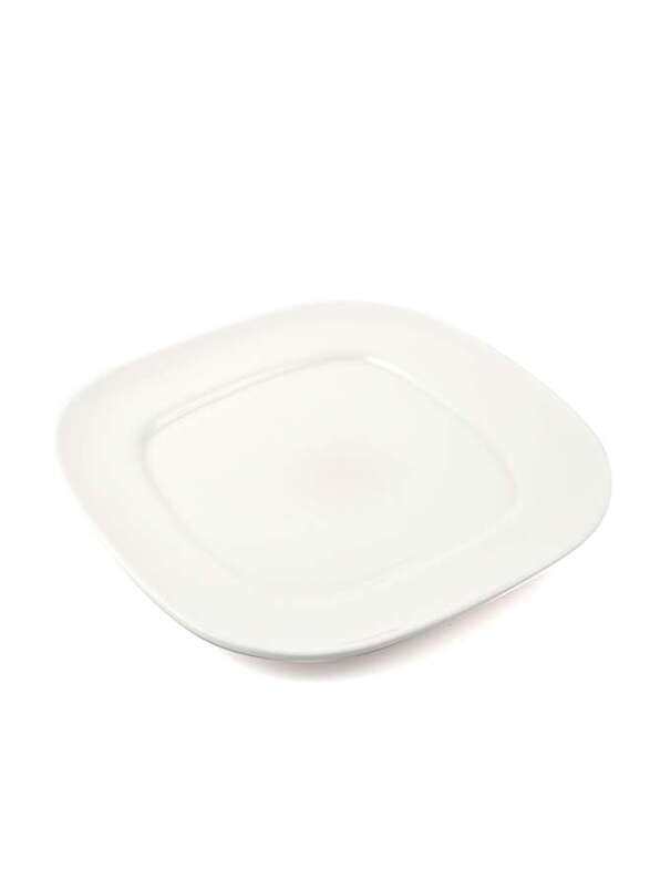 

Porceletta Ivory Porcelain Square Round Plate 30 cm / 12