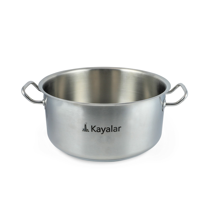 

Kayalar Stainless Steel Stew Pot Sha Literow with Out Lid 10.4 Liter