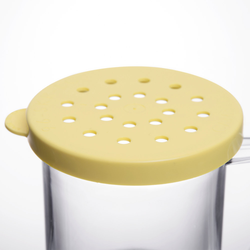 Jiwins Plastic Shakers Complete with Cheese Lid Yellow