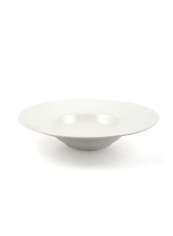 Porceletta Ivory Porcelain English Soup Plate 12"