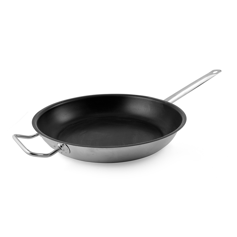 

Kayalar Stainless Steel Non-Stick frying Pan with Double Handle 12 Liter
