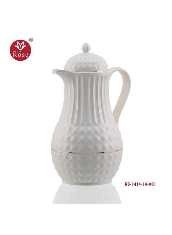 

Rose White Vacuum Flask 1.4 Liter RS-1414